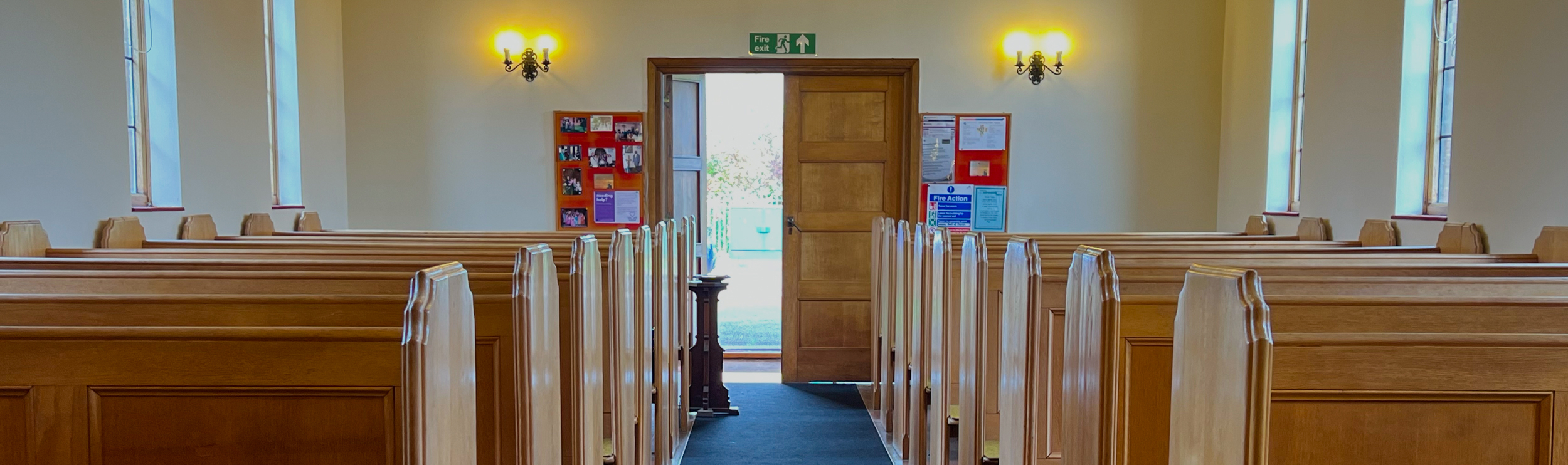 Interior of the church